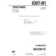 SONY ICKIT-W1 Parts Catalog