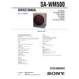 SONY SAWM500 Service Manual