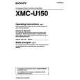 SONY XMC-U150 Owners Manual