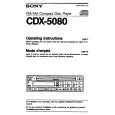 SONY CDX-5080 Owners Manual
