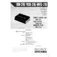 SONY VCR210 Service Manual
