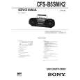 SONY CFSB5SMK2 Service Manual