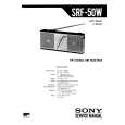 SONY SRF50W Service Manual