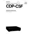 SONY CDP-C5F Owners Manual