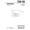 SONY TCM150 Service Manual