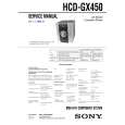 SONY HCD-GX450 Service Manual