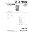 SONY SSCHPX10W Service Manual