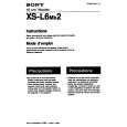 SONY XS-L6MK2 Owners Manual