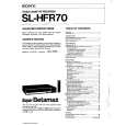 SONY SLHFR70 Owners Manual