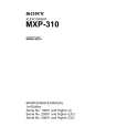 SONY MXP-310 Service Manual