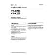 SONY KV-X21B Owners Manual
