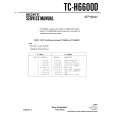 SONY TC-H6600D Service Manual