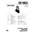 SONY SRFHM20 Owners Manual