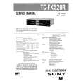 SONY TCFX520R Service Manual