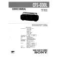 SONY CFSD30L Service Manual
