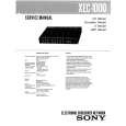 SONY XEC1000 Service Manual