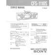 SONY CFS1110S Service Manual