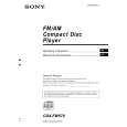 SONY CDXFW570 Owners Manual