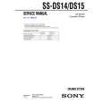SONY SSDS15 Service Manual