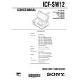 SONY ICFSW12 Service Manual