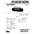 SONY CFS-W328S Service Manual