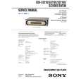 SONY CDXS2210S Service Manual