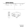 SONY VPLVW12HT Service Manual
