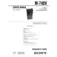 SONY M740V Service Manual