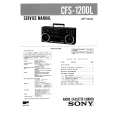 SONY CFS1200L Service Manual