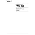 SONY PME-20S Service Manual
