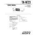 SONY TA-N721 Service Manual