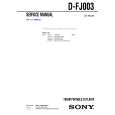 SONY DFJ003 Service Manual