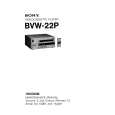 SONY BVW22P VOLUME 2 Service Manual