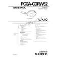 SONY PCGACDRW52 Service Manual