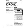 SONY ICF-C560 Owners Manual