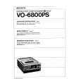 SONY VO-6800PS Owners Manual