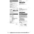 SONY WM-AF65 Owners Manual