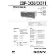 SONY CDP-CX571 Service Manual