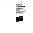 SONY ICF-SW1S Owners Manual