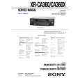 SONY XR-CA360X Service Manual