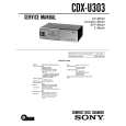 SONY CDX-U303 Service Manual