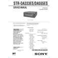 SONY STR-DA333ES Owners Manual