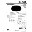SONY XS7694 Service Manual