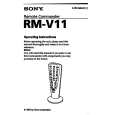 SONY RMV11 Owners Manual