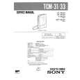 SONY TCM33 Service Manual