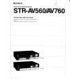 SONY STR-AV560 Owners Manual