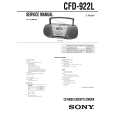 SONY CFD922L Service Manual