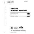 SONY MZR900 Owners Manual