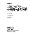 SONY DVW-707 Service Manual