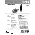 SONY SPP30 Service Manual
